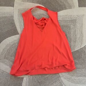 BCBGMaxAzria Vibrant Coral Tank Top